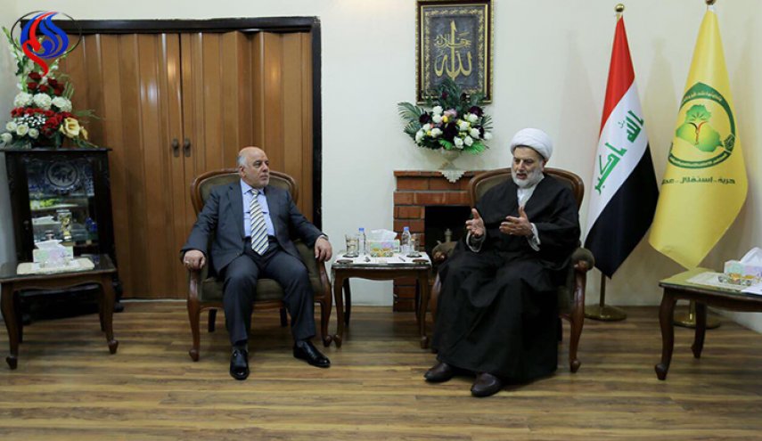 العبادي وحمودي يؤكدان دعمهما لتوجيهات المرجعية