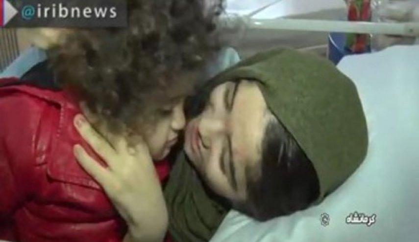 فتاة شجاعة انقذت اختها الصغيرة من الموت المحتم في زلزال كرمانشاه ولكن...