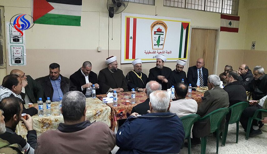 وفد علمائي الى مخيم البداوي ويشيد بدور الفصائل الفلسطينية