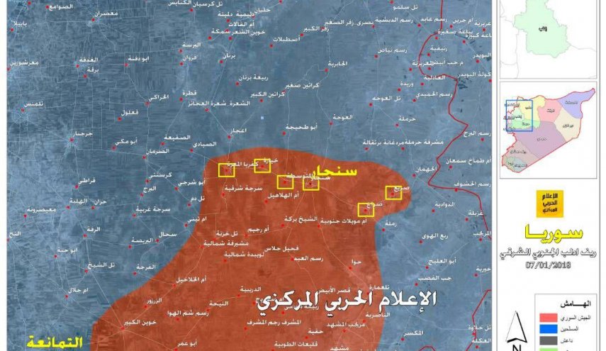 صور الرئيس الاسد ترتفع في القرى المحيطة بسنجار في ريف إدلب