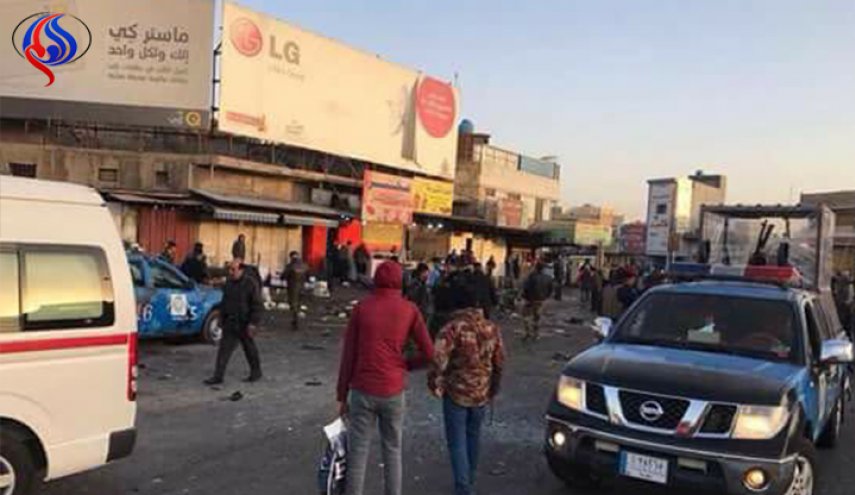 26 شهيدا و95 جريحا في التفجير المزدوج في بغداد