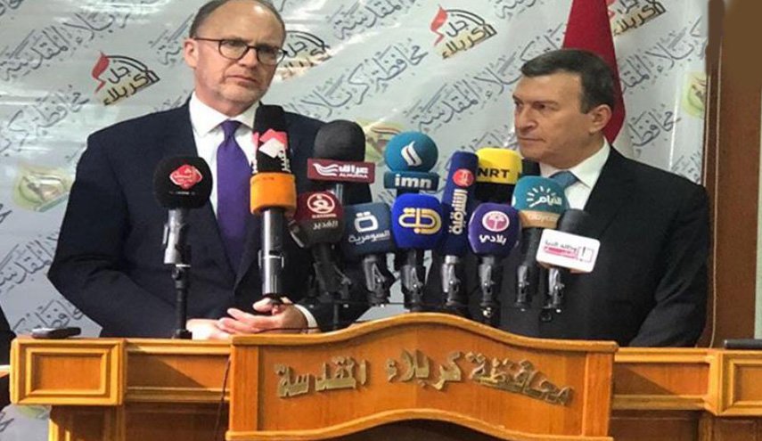 لماذا زار السفير الاميركي لدى العراق محافظة كربلاء؟