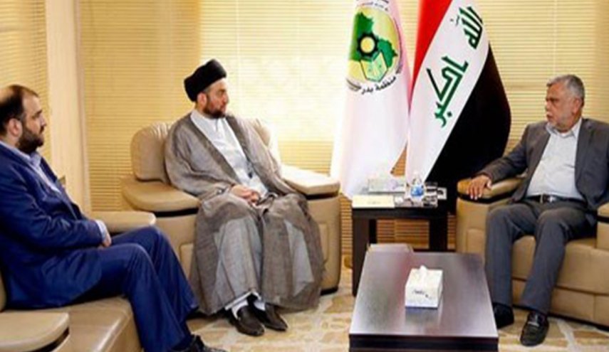 الحكيم يؤكد للعامري على اجراء الانتخابات بموعدها 