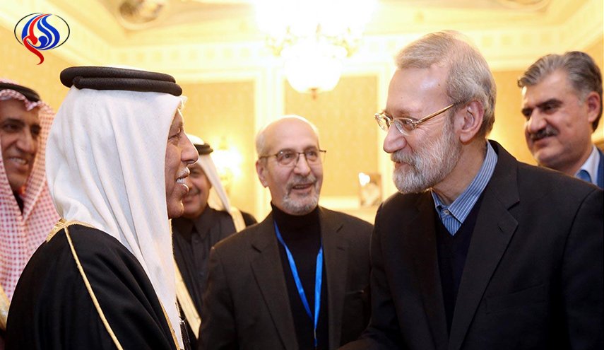 لاريجاني : إيران حريصة على علاقاتها مع قطر
