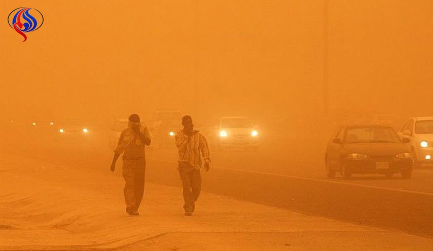 العراق: عاصفة ترابية تقطع الكهرباء بشكل كامل عن راوة