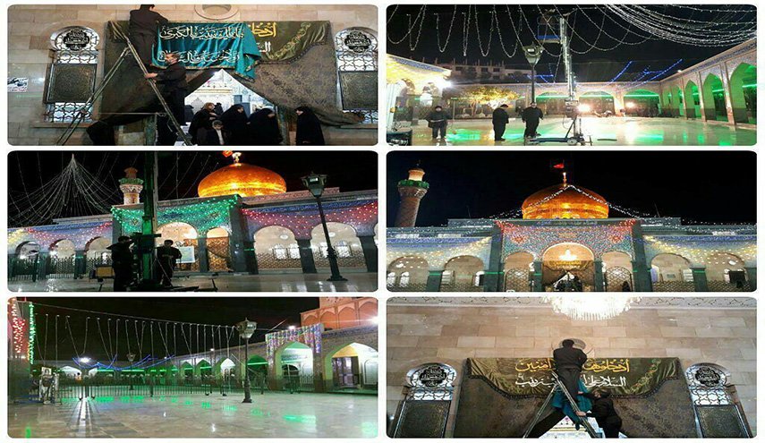 آذین‌بندی زینبیه در آستانه ولادت حضرت زینب(س)