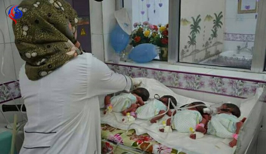 سيدة كربلائية تضع توأما رباعيا