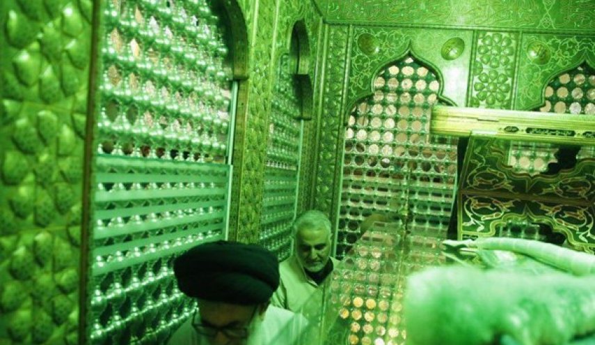 هذا ما قام به اللواء سليماني اليوم في شيراز..