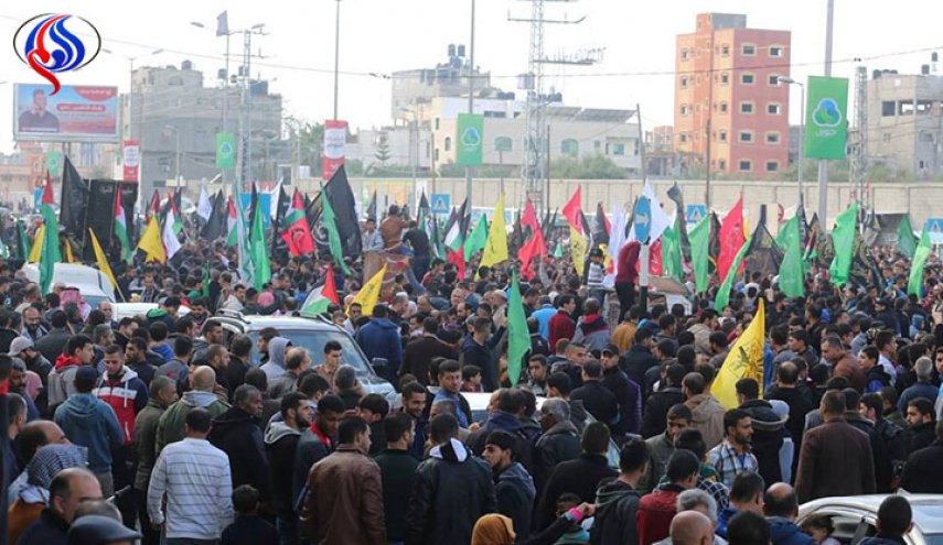مسيرات في قطاع غزة نصرة للقدس وتنديدا بالقرار الاميركي