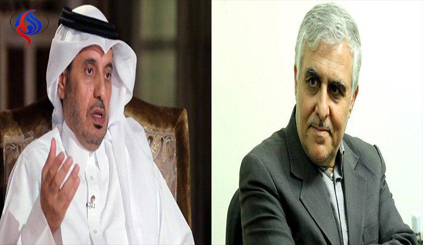 لقاء يجمع السفير الإيراني في قطر مع رئيس الوزراء القطري