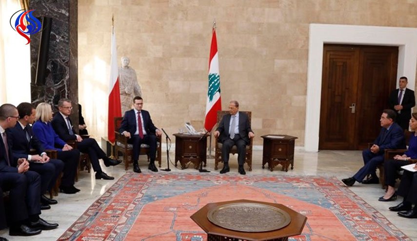 عون يستقبل رئيس وزراء بولندا ويلتقي دعوة لزيارة وارسو