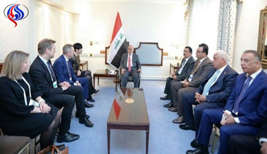 العبادي يبحث مع وفد نرويجي نتائج الحرب على داعش