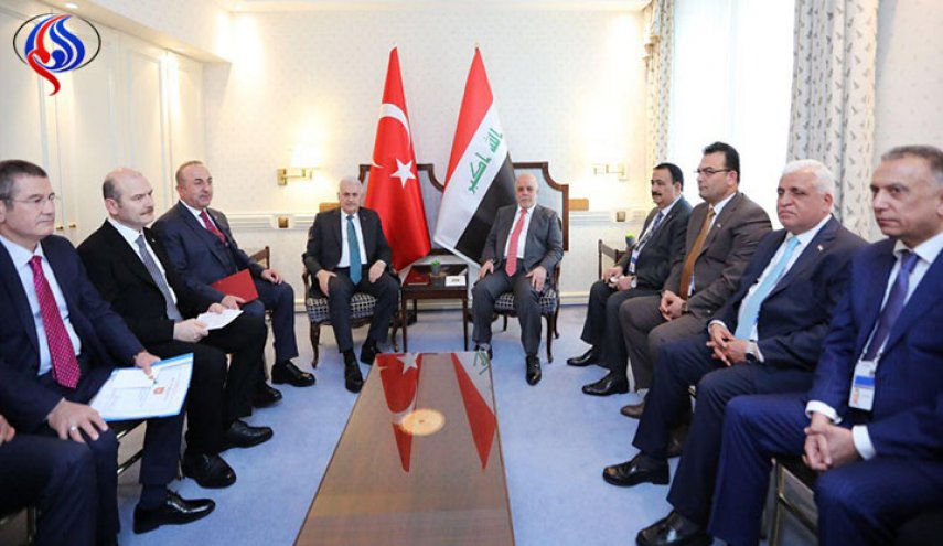 العبادي يبحث مع نظيره التركي مشكلة 