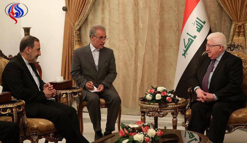 معصوم : ایران تضطلع بدور مطمئن في العراق
