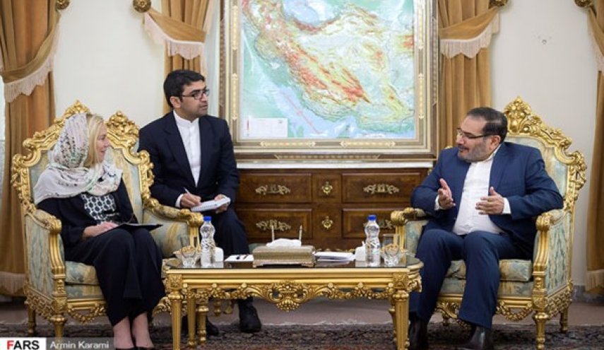 شمخاني يؤكد ضرورة تدخل الاتحاد الاوروبي في ازمة اليمن