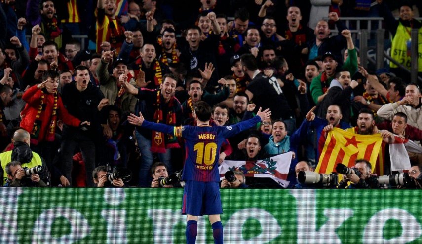ميسي يتعملق مجددا ويؤهل برشلونة 