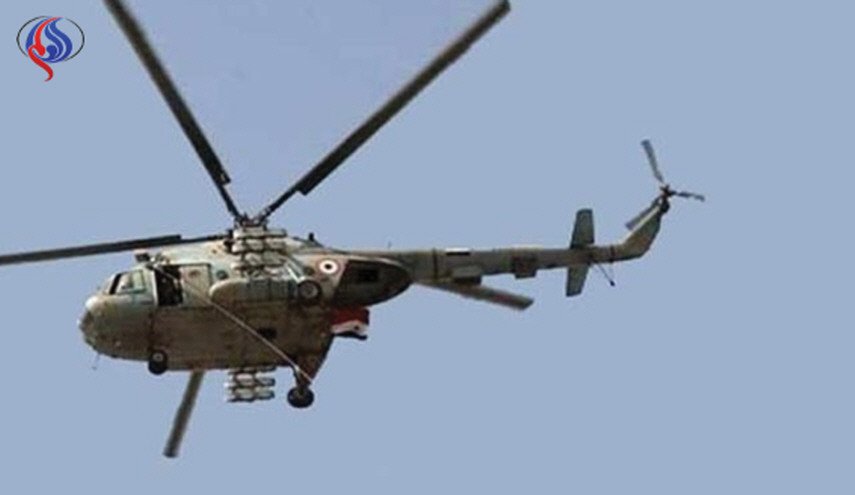 بالصور.. إطلاق صاروخ باتجاه مروحية سورية فوق الغوطة وهذا ما حدث !