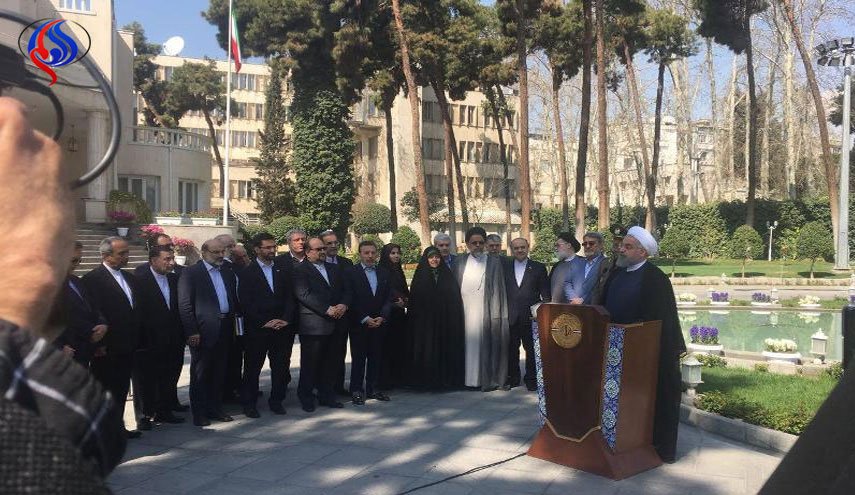 روحاني: معدل التضخم كان رقما أحاديا وحققنا الاكتفاء الذاتي