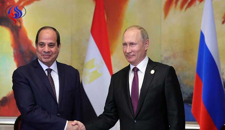السيسي يهنئ بوتين بفوزه في الانتخابات الرئاسية الروسية