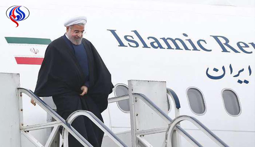 الرئيس روحاني في كرمانشاه لتفقد المناطق المنكوبة بالزلزال