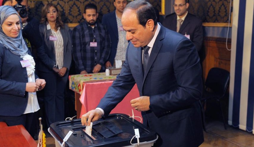 ماذا قال السيسي في أول تعليقه بعد انتهاء التصويت في انتخابات الرئاسة؟