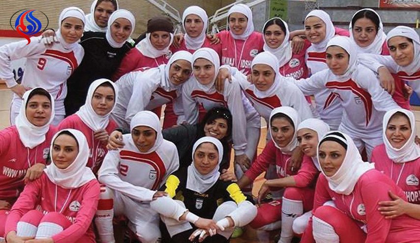 فوز منتخب ايران النسوي على نظيره الصيني بكرة الصالة وديا