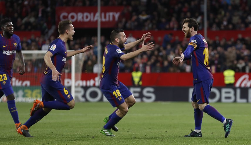 برشلونة يفلت من الهزيمة الاولى هذا الموسم