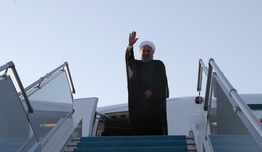 روحانی عازم تهران شد