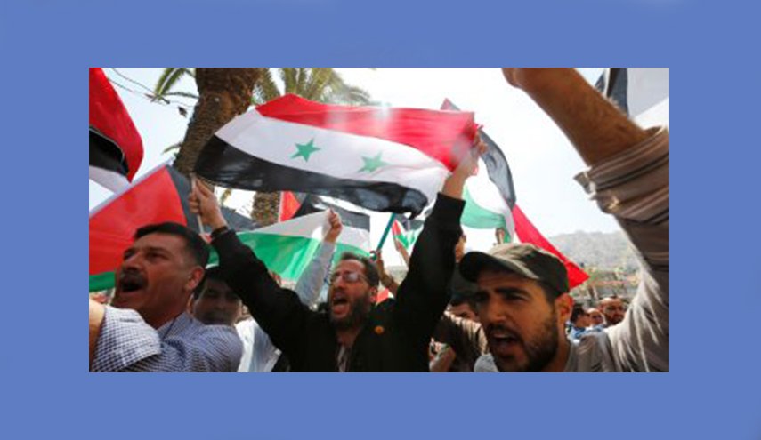 مئات من عرب إسرائيل يتظاهرون ضد الضربات على سوريا