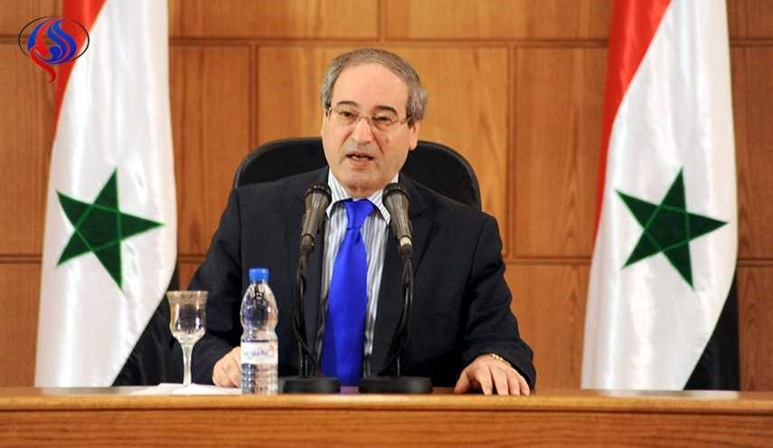 المقداد: سوريا على استعداد تام لتنفيذ هذه المهمة.. 