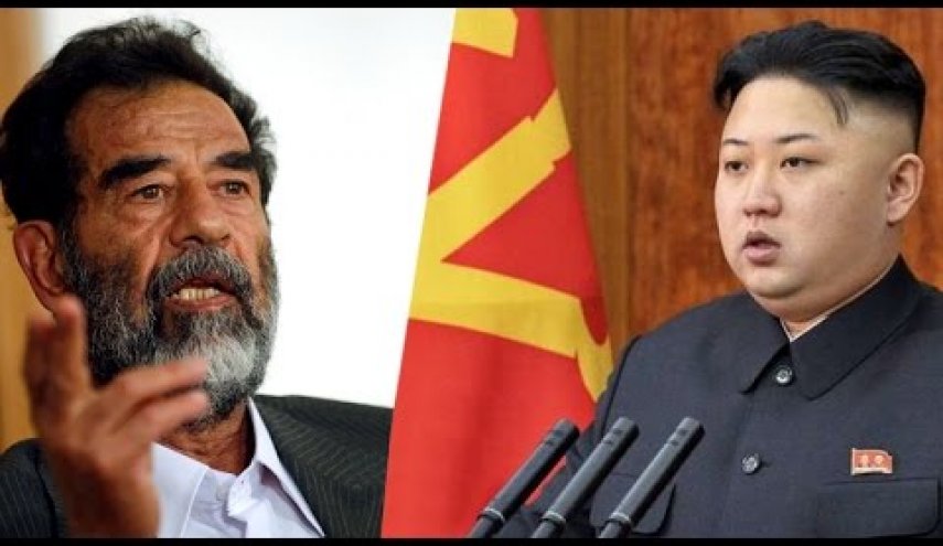 زعيم كوريا الشمالية يشعلها: لا اريد أن اصبح صدام حسين