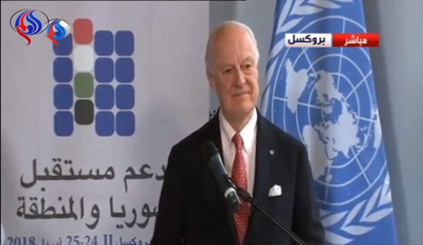 ديمستورا: هناك مكاسب على الارض في سوريا والتصعيد العسكري لا يؤدي الى حلول سياسية