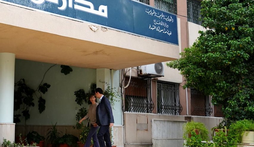 شاهد بالصور.. هذا هو المكان الذي زاره الرئيس الأسد اليوم
