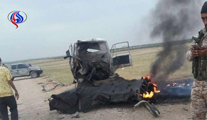 انفجار مفخخة داخل سوق الفيول في جرابلس
