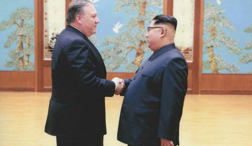 پامپئو وارد پیونگ‌یانگ شد