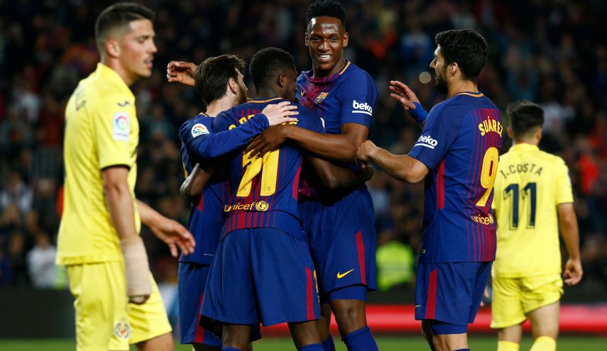 برشلونة على بعد مباراتين من انهاء الموسم دون خسارة
