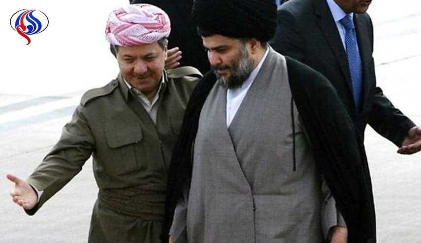 اتصال هاتفي بين مسعود البارزاني والسيد مقتدى الصدر