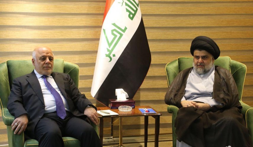 السيدالصدر يستقبل العبادي في بغداد لبحث آخرالمستجدات 