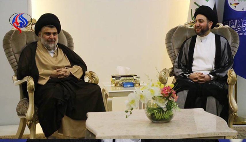 الحكيم يلتقي الصدر ويبحثان التحالفات لتشكيل الحكومة
