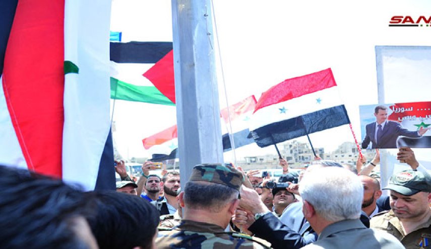 بالصور..احتفال جماهيري في ساحة النجمة بحي الحجر الأسود