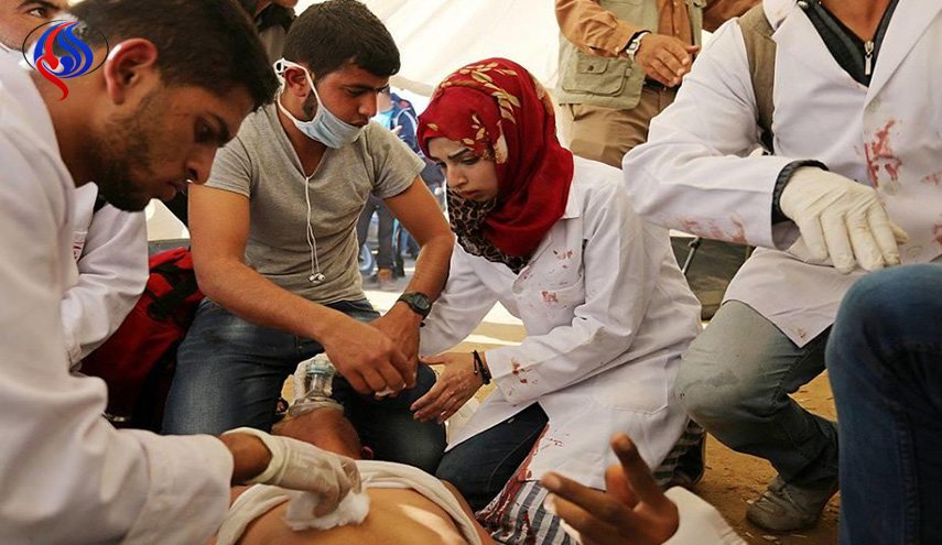 استشهاد ممرضة فلسطينية على خط مسيرات العودة الكبرى 