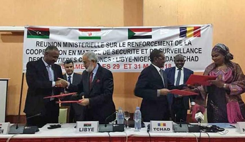 اتفاق بين السودان وتشاد وليبيا والنيجر لضبط الحدود المشتركة