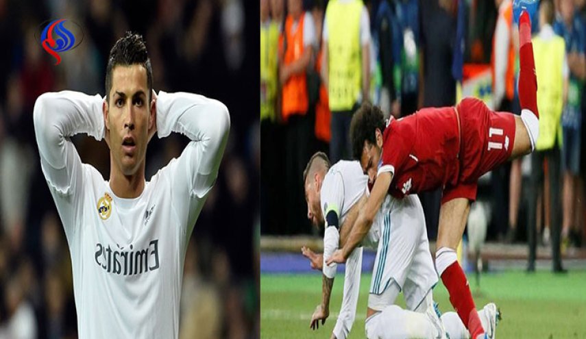 رونالدو يتحدث لأول مرة عن إصابة صلاح على يد راموس!