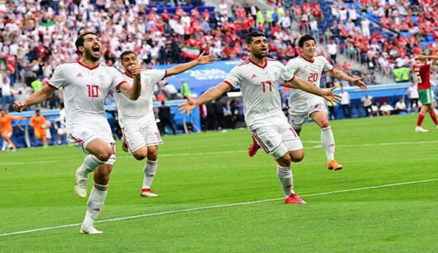 ايران تقتنص فوزا ثمينا من المغرب في الوقت القاتل