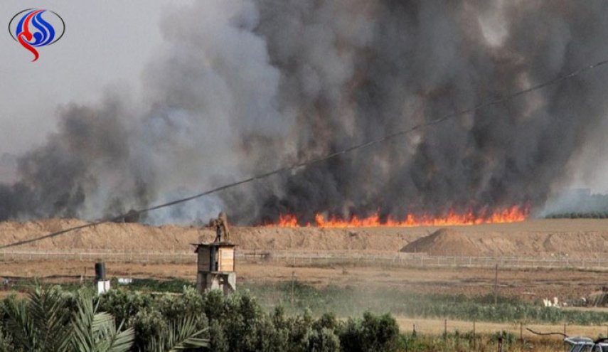 16 حريقاً في غلاف غزة بفعل الطائرات الورقية الحارقة