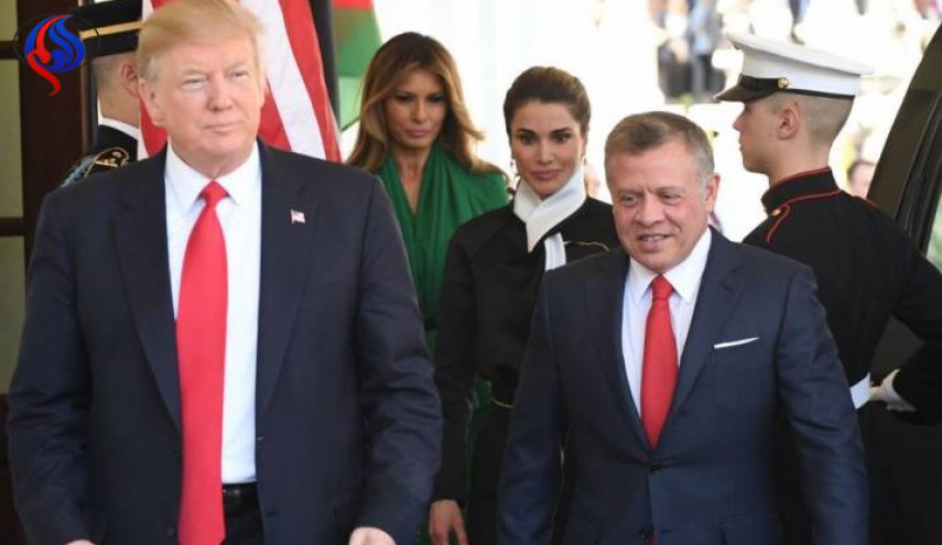 ترامب يتحدث مع ملك الاردن عن تقدم صفقته!