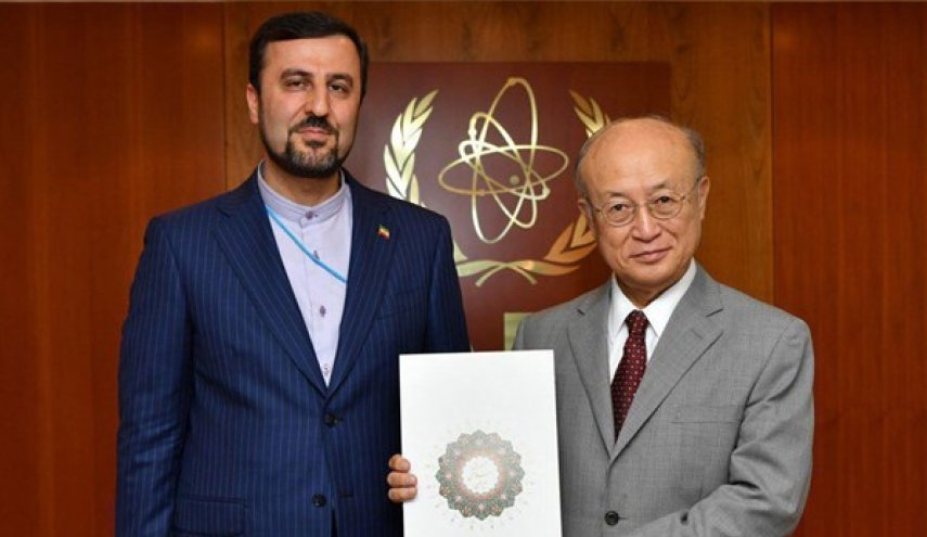 مندوب ايران بالوكالة الذرية يسلم اوراق اعتماده لـ أمانو