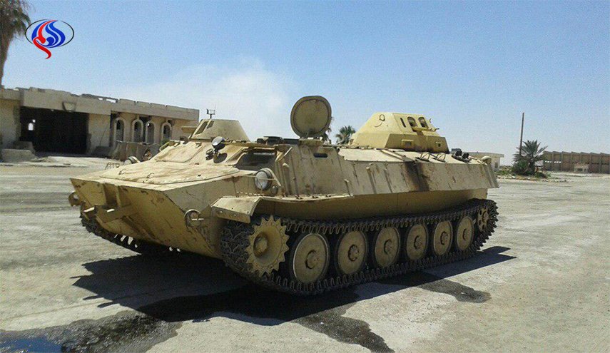 بالصورة: القوات السورية تغنم عربة عجيبة
