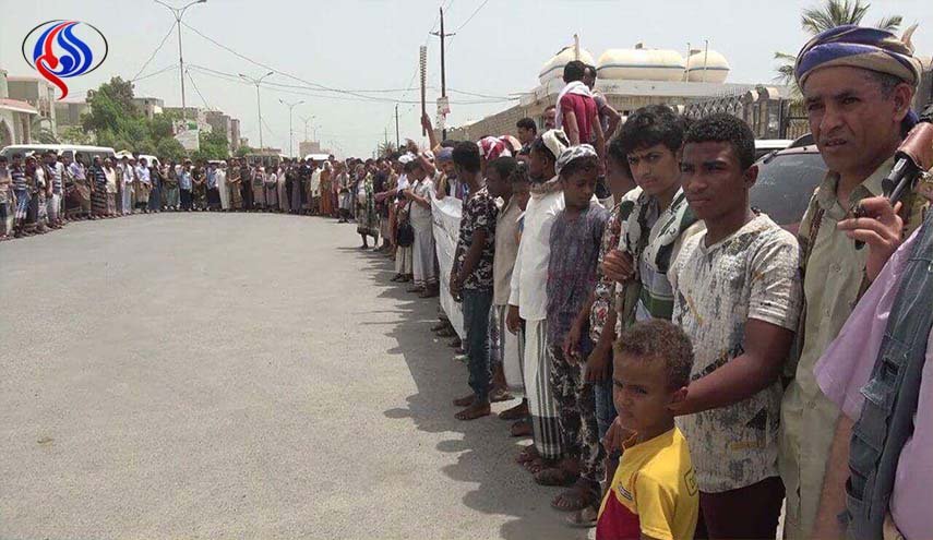 وقفات احتجاجية في الحديدة تنديدا بالعدوان
