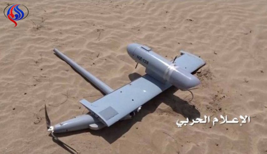 اسقاط طائرة تجسس لتحالف العدوان قبالة نجران 
